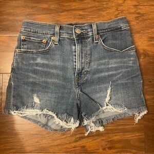 Levis Women’s Denim High Rise Shorts Size 27